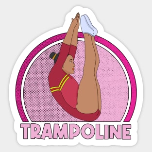 Trampoline Gymnastics Sticker